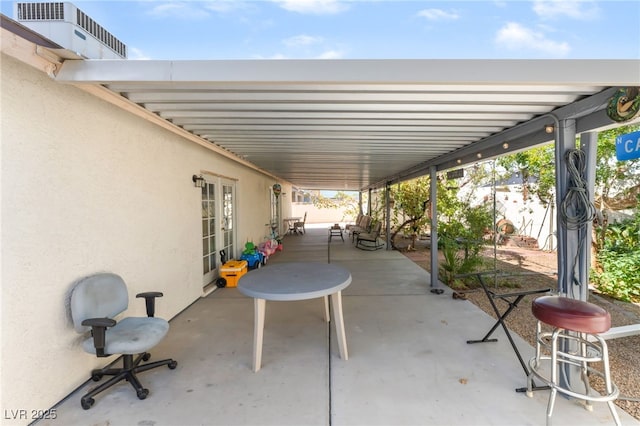 1723 Candice St, Las Vegas, NV 89156 - view of patio / terrace featuring french doors