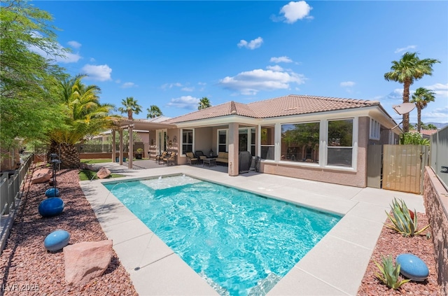 10331 Rio De Thule Ln, Las Vegas, NV 89135 - view of pool with a patio area