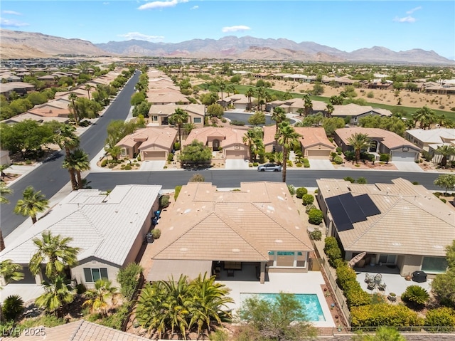 10331 Rio De Thule Ln, Las Vegas, NV 89135 - aerial perspective of suburban area featuring a mountain backdrop