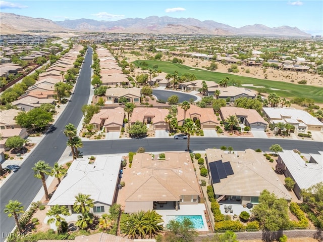 10331 Rio De Thule Ln, Las Vegas, NV 89135 - aerial perspective of suburban area with mountains and a local golf course