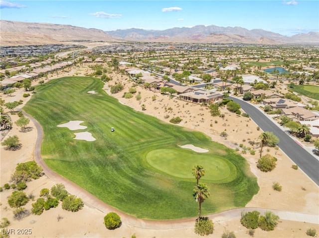 10331 Rio De Thule Ln, Las Vegas, NV 89135 - aerial view of residential area with a local golf course and a water and mountain view