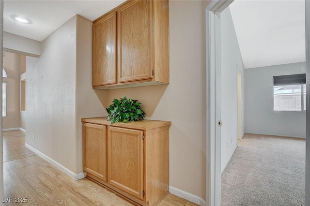 1981 Spring Lake Dr, Henderson, NV 89002 - hall with baseboards and vaulted ceiling