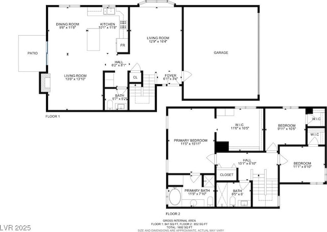 117 Lotus Blossom Ct, Las Vegas, NV 89145 - view of property floor plan