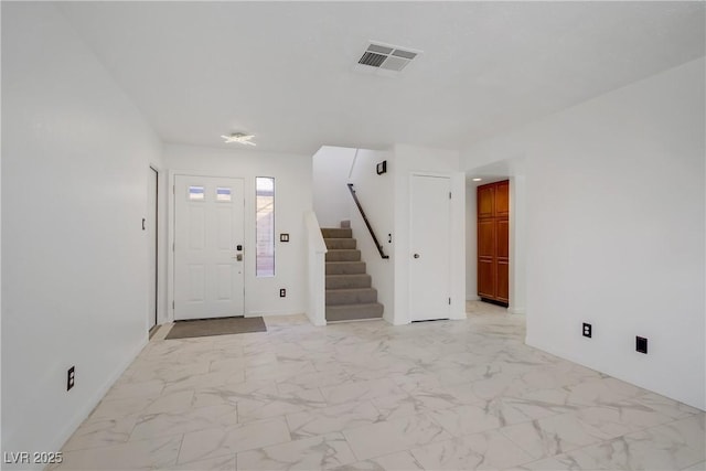 117 Lotus Blossom Ct, Las Vegas, NV 89145 - entryway with stairs and light marble finish flooring