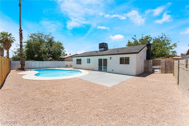 313 Agora Way, Las Vegas, NV 89110 - view of pool featuring a fenced backyard and a patio