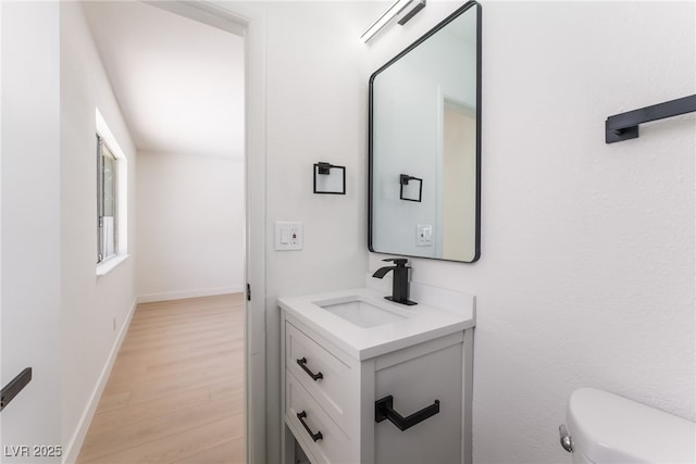 313 Agora Way, Las Vegas, NV 89110 - bathroom with wood finished floors and vanity