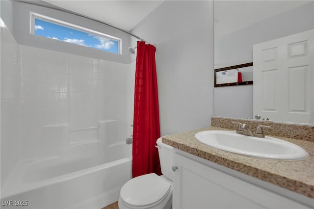 9131 Grand Sunburst Ct, Las Vegas, NV 89149 - bathroom with shower / bath combo and vanity