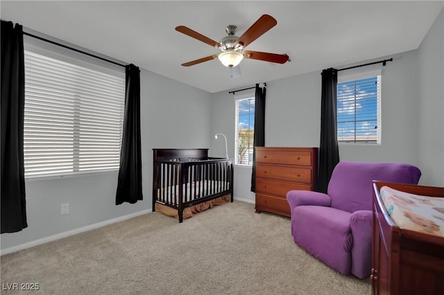 9131 Grand Sunburst Ct, Las Vegas, NV 89149 - carpeted bedroom featuring baseboards and a ceiling fan