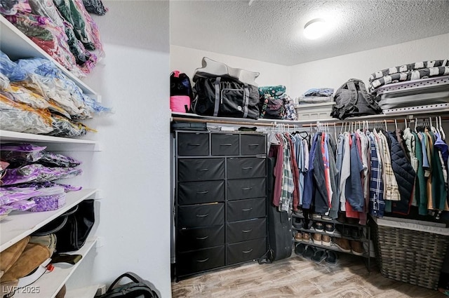 1708 Anzio St, Las Vegas, NV 89108 - walk in closet featuring wood finished floors