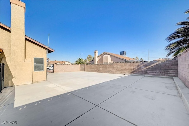1708 Anzio St, Las Vegas, NV 89108 - fenced backyard with a patio