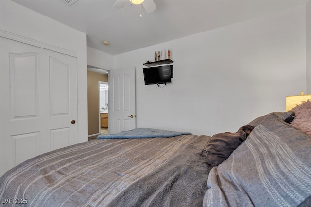 1877 Glory Lily Ct, Las Vegas, NV 89123 - bedroom with a ceiling fan