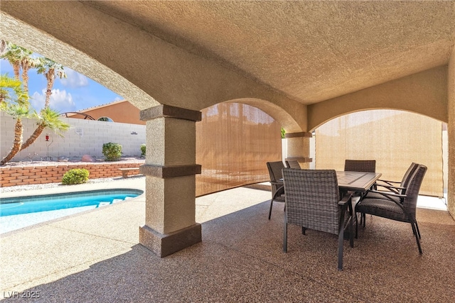1877 Glory Lily Ct, Las Vegas, NV 89123 - fenced backyard featuring a patio area and outdoor dining area