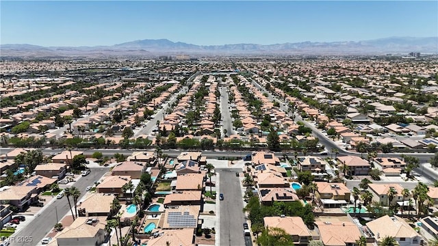 1877 Glory Lily Ct, Las Vegas, NV 89123 - aerial perspective of suburban area featuring mountains