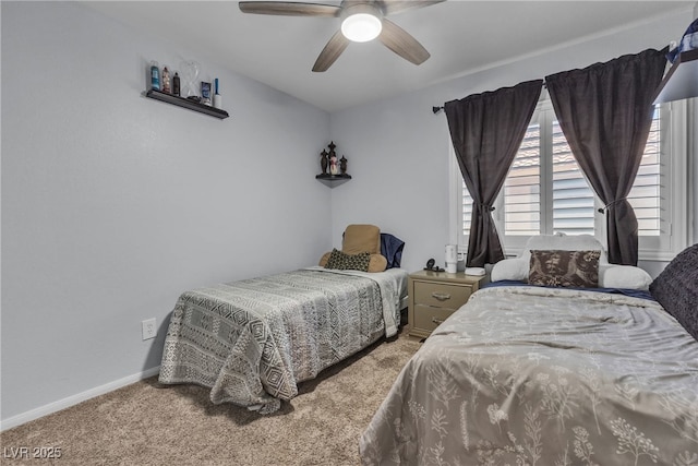 1877 Glory Lily Ct, Las Vegas, NV 89123 - carpeted bedroom with baseboards and ceiling fan