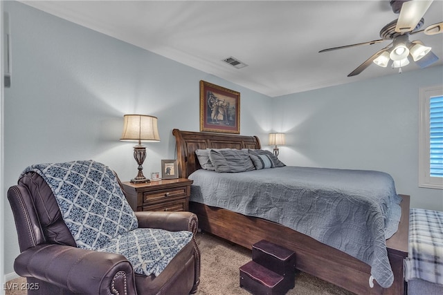 1877 Glory Lily Ct, Las Vegas, NV 89123 - carpeted bedroom featuring a ceiling fan