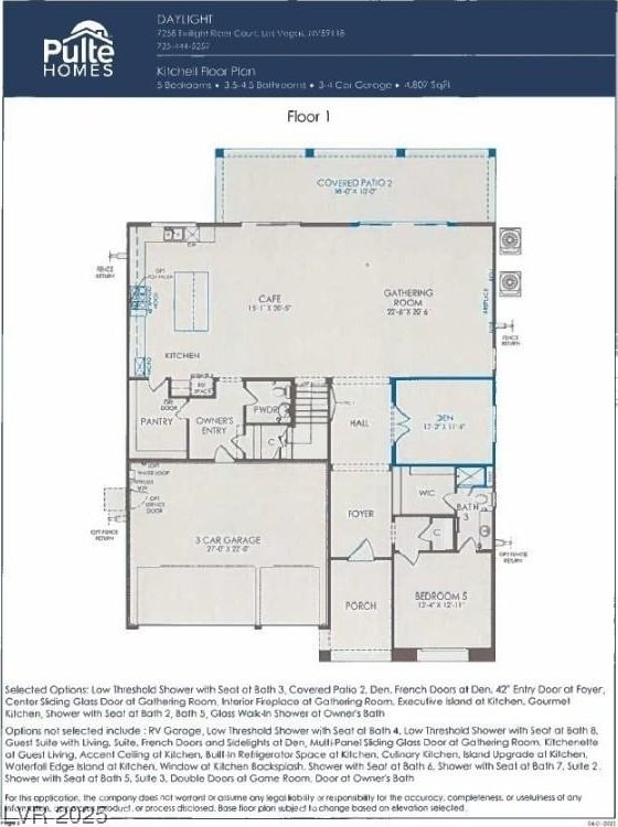 7199 Twilight Rider Ct, Las Vegas, NV 89118 - view of room layout