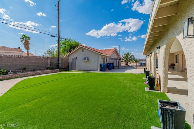 465 E Robindale Rd, Las Vegas, NV 89123 - fenced backyard featuring a patio