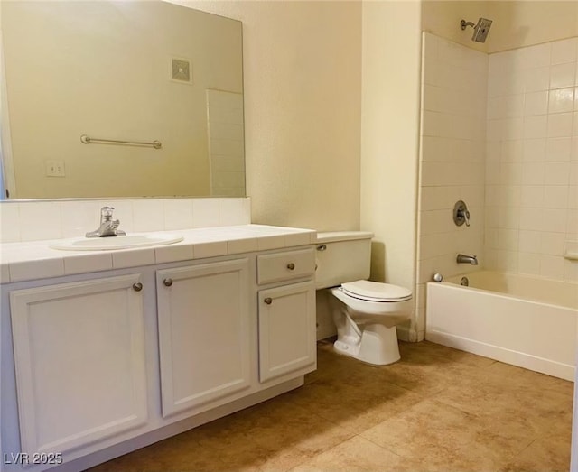 908 Duckhorn Ct Unit 102, Las Vegas, NV 89144 - bathroom featuring vanity, washtub / shower combination, and tile patterned floors