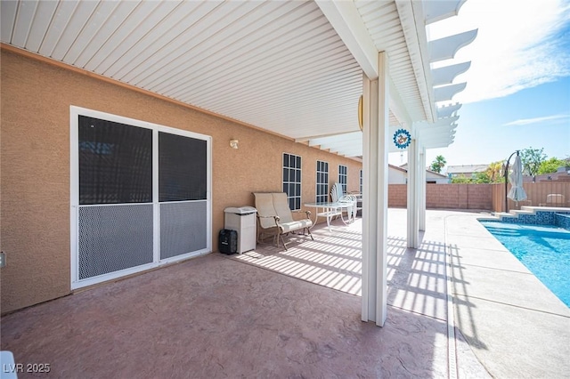 5600 Old Stable Ave, Las Vegas, NV 89131 - view of pool with a patio area, a fenced backyard, and a jacuzzi
