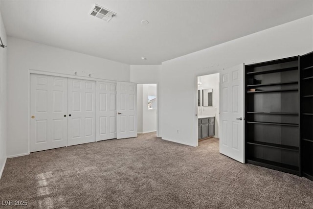 3632 Julia Waldene Ct, Las Vegas, NV 89129 - unfurnished bedroom featuring carpet floors, a closet, and ensuite bath