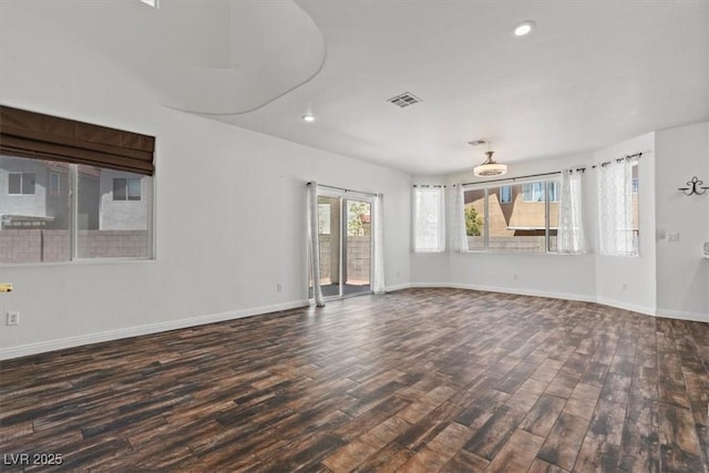 3632 Julia Waldene Ct, Las Vegas, NV 89129 - spare room with wood finished floors and recessed lighting
