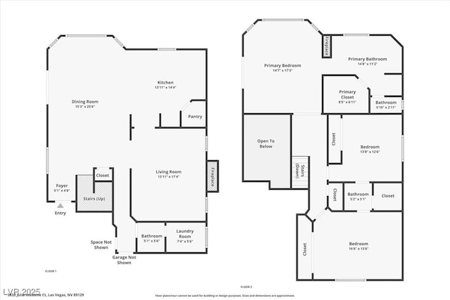 3632 Julia Waldene Ct, Las Vegas, NV 89129 - view of property floor plan