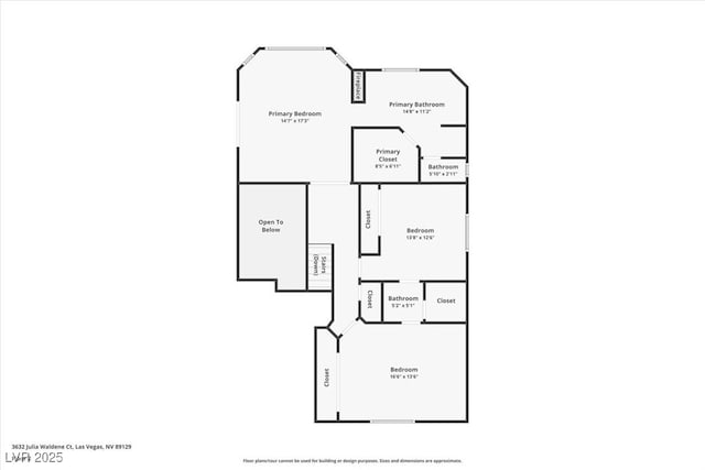 3632 Julia Waldene Ct, Las Vegas, NV 89129 - view of home floor plan