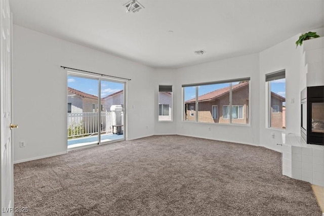 3632 Julia Waldene Ct, Las Vegas, NV 89129 - unfurnished living room featuring carpet