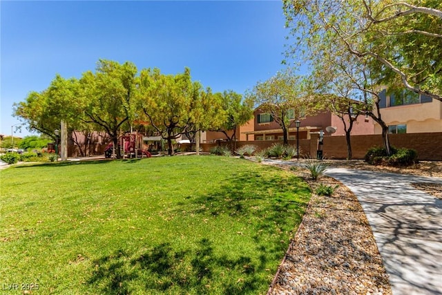 10584 Peach Creek St, Las Vegas, NV 89179 - view of yard