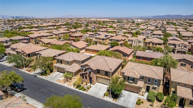 10584 Peach Creek St, Las Vegas, NV 89179 - aerial view of residential area featuring mountains