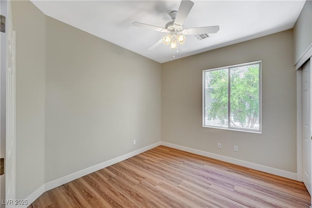 10198 Timber Willow Ave, Las Vegas, NV 89135 - empty room featuring light wood-type flooring and a ceiling fan