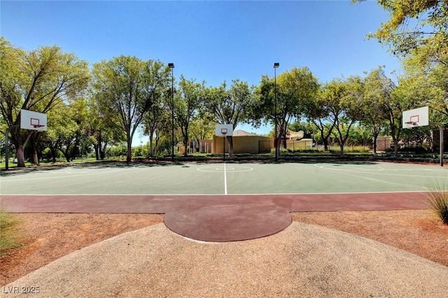 10198 Timber Willow Ave, Las Vegas, NV 89135 - view of sport court with community basketball court