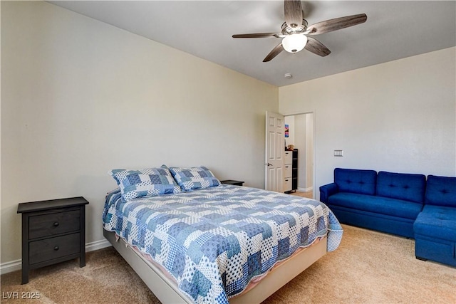 1717 Jake Andrew Ave, North Las Vegas, NV 89086 - bedroom with carpet floors and a ceiling fan