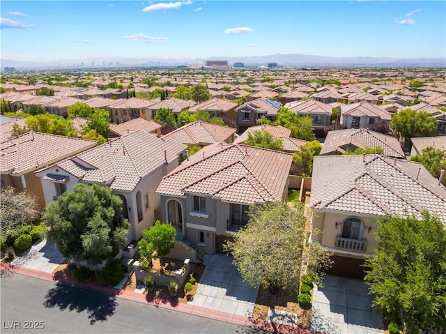 11901 Luna Del Mar Ln, Las Vegas, NV 89138 - aerial perspective of suburban area