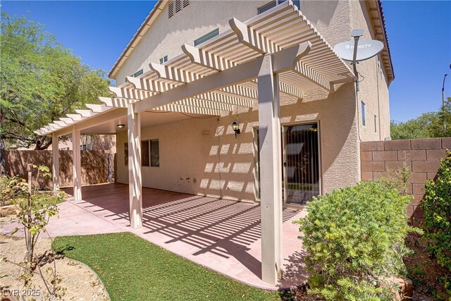 7263 Pepperbox Ave, Las Vegas, NV 89179 - view of patio with a pergola