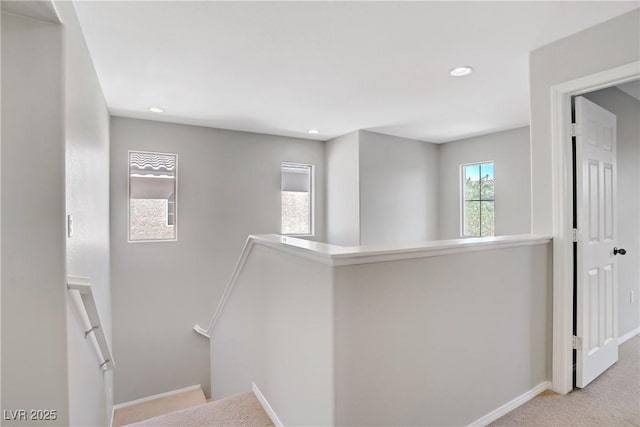 7263 Pepperbox Ave, Las Vegas, NV 89179 - staircase with carpet flooring and recessed lighting