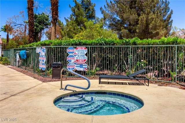 5424 Geneive Ln Unit 105, Las Vegas, NV 89108 - view of pool with a hot tub