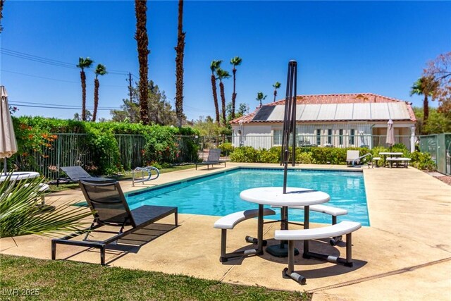 5424 Geneive Ln Unit 105, Las Vegas, NV 89108 - view of pool with a patio