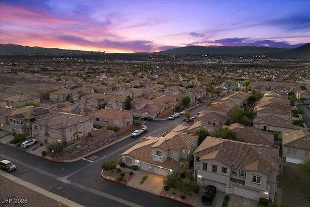 694 Value Ridge Ave, Henderson, NV 89012 - aerial overview of property's location with mountains and nearby suburban area