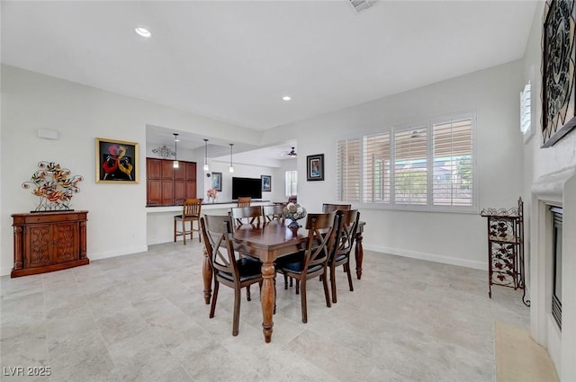 2779 Kindeace Ave, Henderson, NV 89044 - dining room featuring baseboards and recessed lighting