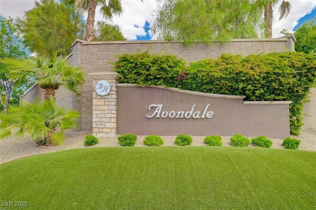 2779 Kindeace Ave, Henderson, NV 89044 - community / neighborhood sign featuring a yard