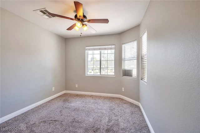 5732 Hornbrook St, North Las Vegas, NV 89031 - carpeted spare room featuring ceiling fan and baseboards