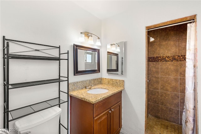 1901 Manhattan Dr, Las Vegas, NV 89106 - full bathroom with vanity and a tile shower