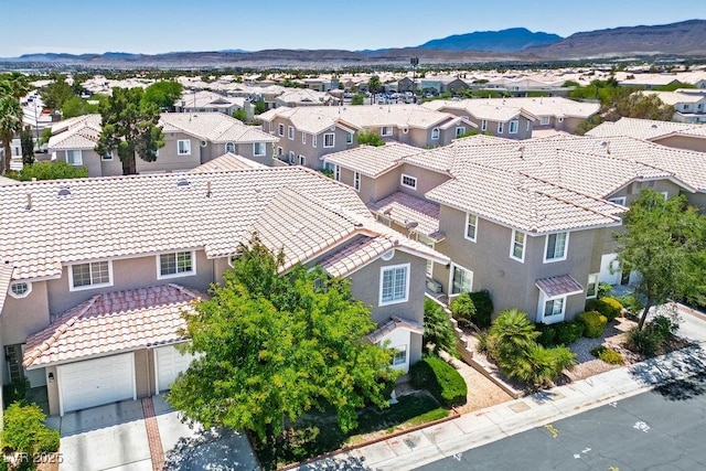 9357 Golden Timber Ln, Las Vegas, NV 89117 - aerial perspective of suburban area featuring mountains
