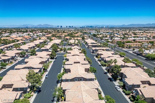 9357 Golden Timber Ln, Las Vegas, NV 89117 - aerial perspective of suburban area featuring mountains