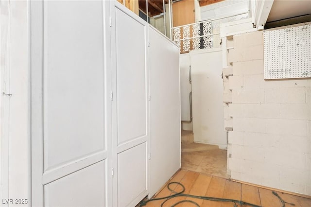 4027 Maple Hill Rd, Las Vegas, NV 89115 - basement featuring concrete block wall