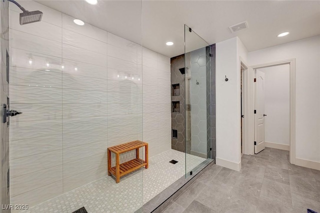 189 Andada Dr, Henderson, NV 89012 - full bath with a stall shower and recessed lighting