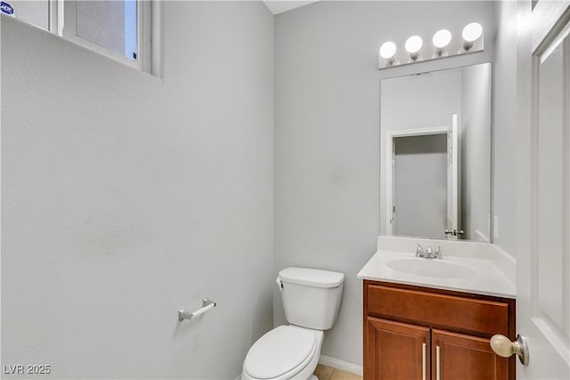 6678 Crystal Run Ln, Las Vegas, NV 89122 - half bath featuring vanity and tile patterned flooring