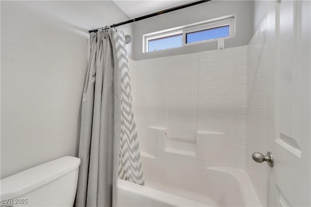 6678 Crystal Run Ln, Las Vegas, NV 89122 - full bathroom featuring shower / tub combo with curtain and toilet