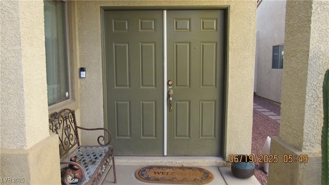 1504 Andrew David Ave, North Las Vegas, NV 89086 - entrance to property with stucco siding
